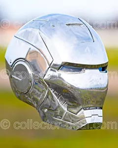 Iron Man MK2 Metal Helm LED Augen Helm Maske Cosplay Prop - Bild 1 von 9