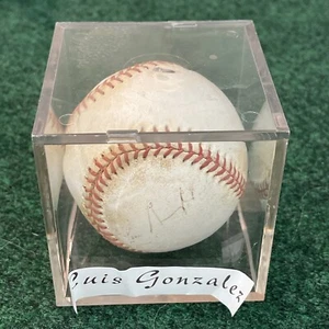 LUIS GONZALEZ, SIGNED AUTOGRAPHED BASEBALL - Picture 1 of 5