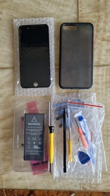 For iPhone 8+ Plus LCD Display 3D Touch Digitizer Screen Replace+ Battery + Case - Image 1 of 4