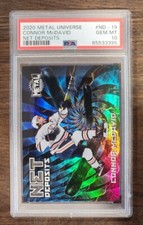 2020-21 Skybox Metal Universe Net Deposits Connor McDavid PSA 10