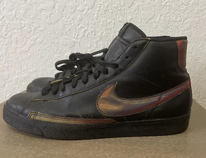 Nike Blazer High Premium - Black Sneakers Trainers 312457-003 Men’s size 11 - Picture 1 of 5