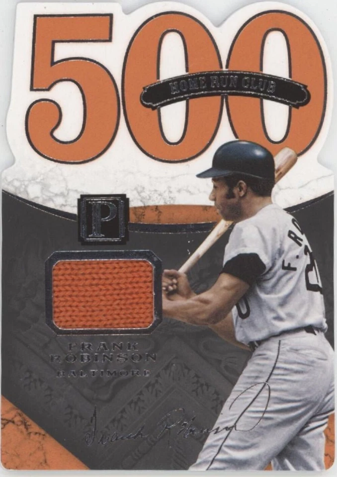 Frank Robinson 2016 Panini Pantheon 500 Home Run Club Swatch 190/199 #8 - Image 1 of 2