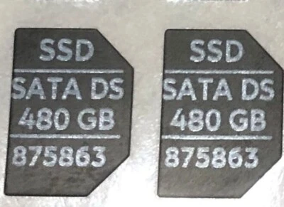 20PCS  875863-001 HPE 450GB   disk shelf head label - Image 1 of 2