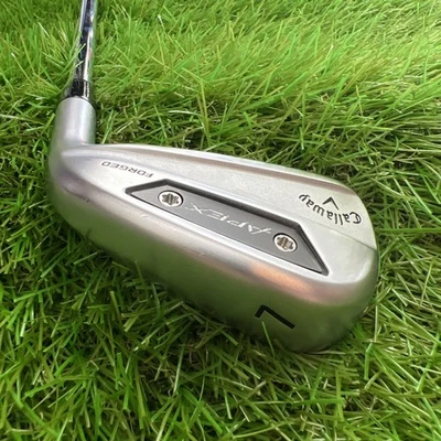 Callaway Apex Forged Ai200 7 Iron RH Dynamic Gold Mid 100 S300 Stiff Flex Shaft - Image 1 of 4