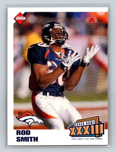 Super Bowl XXXIII 1999 Collector's Edge #B11 Rod Smith Denver Broncos - Imagen 1 de 2