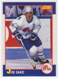 Joe Sakic 91-92 Score Hockey Kellogg's Collector's Set #12 Quebec Nordiques - Picture 1 of 2