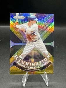 PETE ALONSO Gold/ 10 2021 Panini Prizm Illumination IL-10 Mets - Imagen 1 de 3