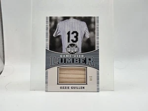 2024 Leaf Lumber Game Used Lumber Relics Blue /6 Ozzie Guillen #GUL-69 - Picture 1 of 2