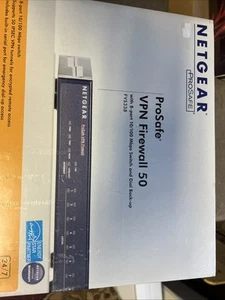 Netgear ProSafe FVS338 8-Port 10/100 VPN Firewall 50 NEW - Picture 1 of 3