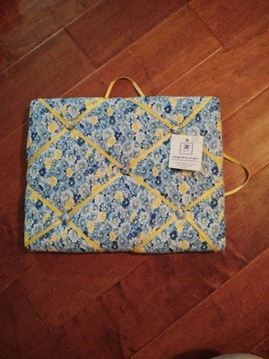 Sitting Pretty Designs French Memo Board Blue Yellow & White Floral Photo Board - Image 1 of 4