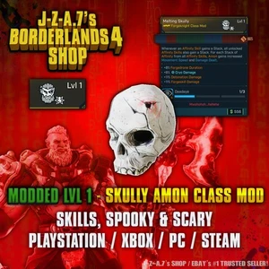 Borderlands 4✨ MODDED LEVEL 1 ONE SKULLY AMON CLASS MOD BL4 ✅PC-PS-XBOX✨ - Picture 1 of 5