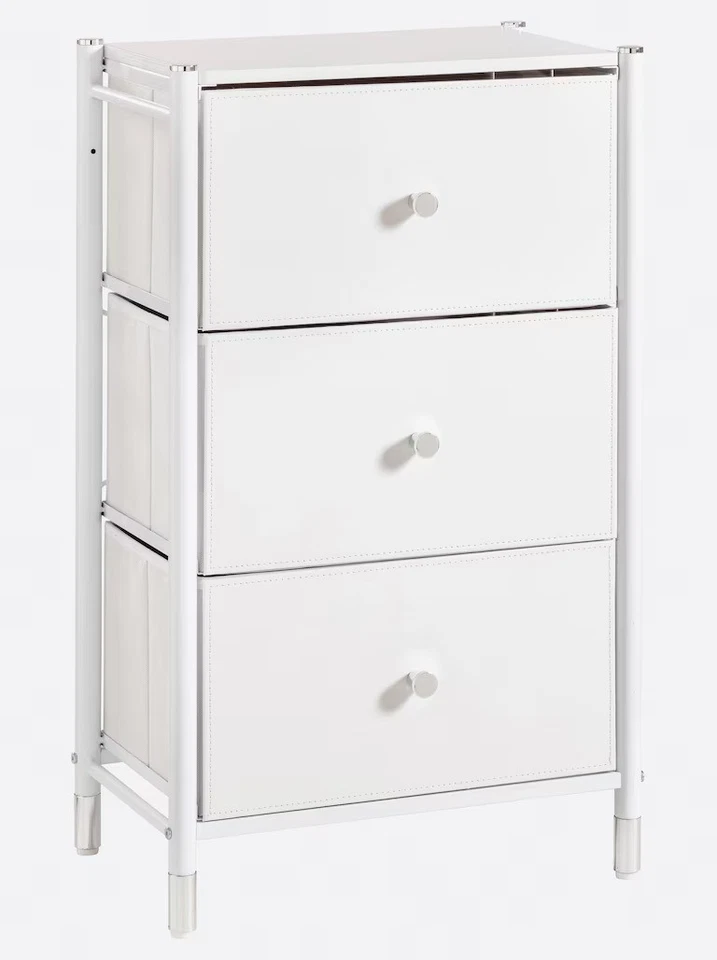 Kommode weiß 46,5x77x30cm Heine 3 Schubladen mit Fronten UVP:149,99€ 13.18 - Bild 1 von 1