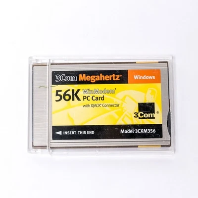 3Com Megahertz 56K WinModem PCMCIA PC Card with XJACK Connector - Image 1 of 4