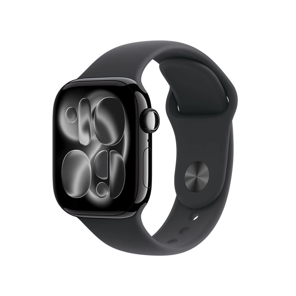 Apple Watch Series 11 GPS 42mm Cassa Alluminio Jet Black con Sport Band Nero - S - Immagine 1 di 1