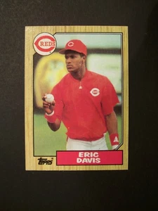 1987 Topps Baseball #412 ERIC DAVIS (Cincinnati Reds) - MT! WOW! L@@K! - Picture 1 of 1