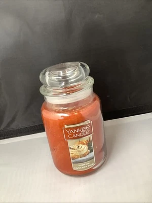 Yankee Candle Pumpkin Cinnamon Swirl Single Wick 22 Oz. New - Image 1 of 3