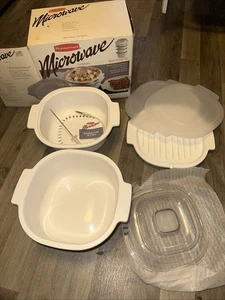 Utensilios de cocina para horno microondas Rubbermaid 6 piezas apilables - Imagen 1 de 1