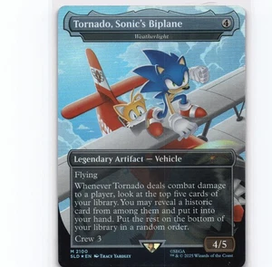 Tornado, Sonic's Biplane - Weatherlight (Rainbow Foil) Foil M Secret Lair Drop S - Picture 1 of 2