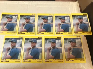 1990 Star Bernie Williams Minor League Rookie Card RC #54 LOTTO 9 NM-MT ALBANY - Foto 1 di 4