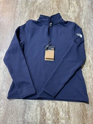 Pullover The North Face talla pequeña para mujer azul marino polar cuarto cremallera nuevo con etiquetas Foto 1 de 4