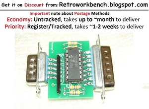 Amiga Atari Amstrad Commodore Sega 9Pin Joystick auf PC 15Pin Port *USB Unterstützung - Bild 1 von 4