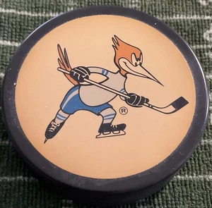 1980's PHOENIX ROADRUNNERS IHL HOCKEY PUCK LOGO - Picture 1 of 2