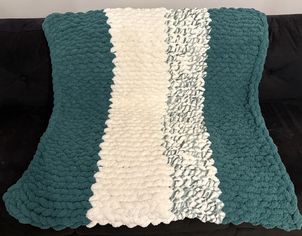 Manta gruesa tejida a mano 50x45 Foto 1 de 1