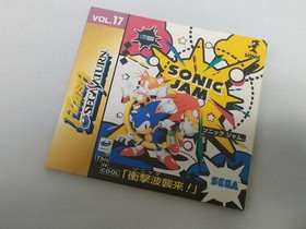 Novelty Sega Saturn Flash Vol.17 Sonic Jam Etc. Shipping Included