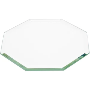 Plymor 3.5" Octagon, 3mm Thick Beveled Glass Mirror - Picture 1 of 1