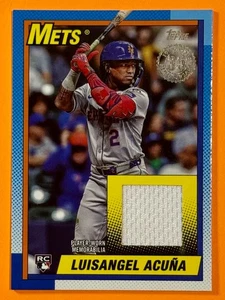 2025 Topps Serie 2 '90 Topps Béisbol Reliquia 90R2-LA Luisangel Acuña Mets RC - Imagen 1 de 2