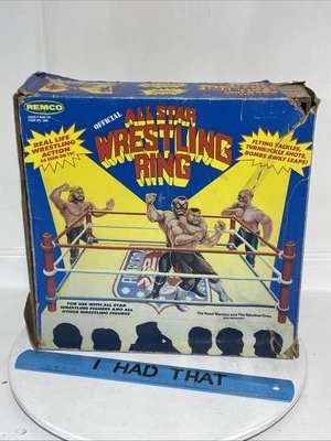 Remco AWA All-Star Wrestling Ring Vintage 1985 American Wresting Association - Image 1 of 4