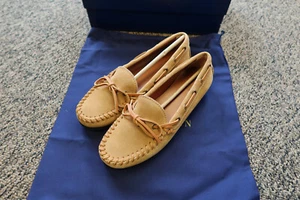 New Polo Ralph Lauren Seinne Women's Suede Shoes - Size 7 B - Brown - Picture 1 of 6