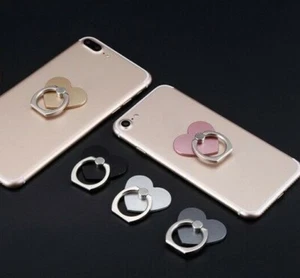Soporte giratorio para anillo de dedo para teléfono celular LiliDreamStore 360 - Corazones simples - Imagen 1 de 6