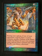 MTG Urza's Legacy DEFENSE OF THE HEART FOIL (JB) Magic the Gathering NM