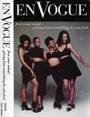 En Vogue ‎Free Your Mind / Giving Him  CASSETTE SINGLE Hip Hop RnB/Swing - Image 1 of 4