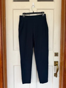 Ministry of Supply Pants Womens 4 Pull On Kinetic Tapered Office Work Navy Blue - Picture 1 of 8