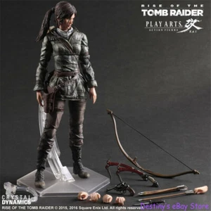 Play Arts Tomb Raider Lara Croft Action Figure Collectible Model Statue Toy Gift - Picture 1 of 8