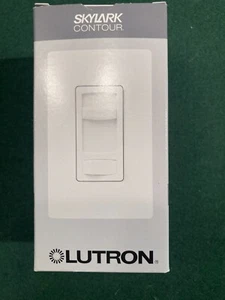 Lutron 12H984 CTFSQ-F-WH Skylark Contour einpolige oder 3-fach Lüftersteuerung - Bild 1 von 4