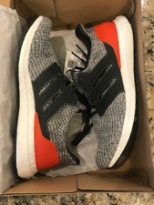 Adidas UltraBoost 4.0 Raw White Carbon Active Orange Size 12 #DB2834 Shoes