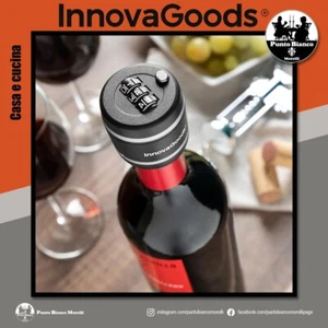 Tappo per bottiglia di vino lucchetto con combinazione - Imagen 1 de 9