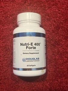 Douglas Laboratories Nutri-E 400 Forte 60 Gels Exp 5/24 - Picture 1 of 2