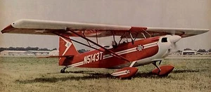 Avión enrollado Citabria Pro Sport escala RC 69 pulgadas planos  - Imagen 1 de 3