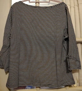 New Banned Retro Stripe Boat Neck Dorothy Top Plus Size - Picture 1 of 10