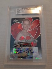 Elizabeth Shue 1/1 Crystal Black Heartbreakers Auto Proof 2021 Leaf Pop Century