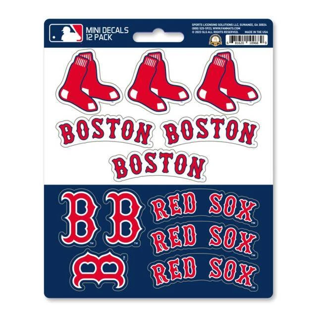 Boston Red Sox - Set Of 12 Sticker Sheet - Image 1 of 1