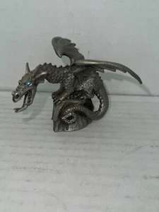 Hudson Peltro Drago Alato Jewel Eyes Diorama Figura in Miniatura D&D 2 3/4" 1987 - Foto 1 di 8