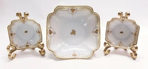 Tazón de porcelana pintado a mano Bibi Nippon con 2 cuencos de bayas - Imagen 1 de 8