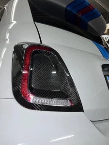 Cover Fanali Posteriori VERO CARBONIO  Abarth 595/695 Restyling - Fiat 500 - Imagen 1 de 3