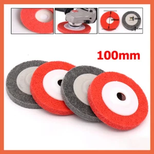 100 mm 4 Zoll Nylonfaserscheibe Schleifmittel Polierscheibe Pad Winkelschleifer - Bild 1 von 13