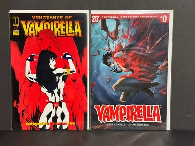 Vengeance of Vampirella #7 (1994) Cover Artist: Adam Hughes & Vampirella #0 - Image 1 of 3